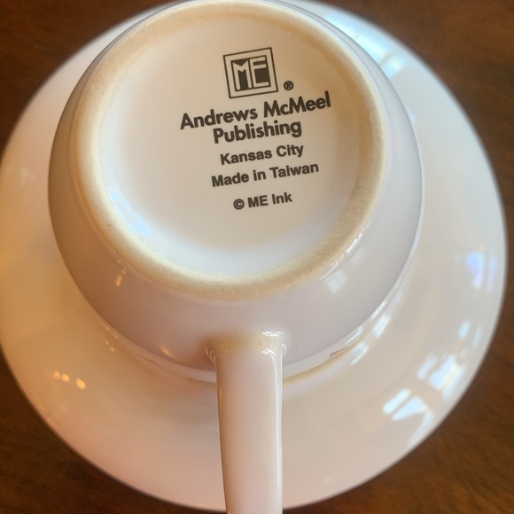 Vintage Mary Engelbreit Cup & Saucer “ Be warm, inside and out” ❤️ - Picture 7 of 7